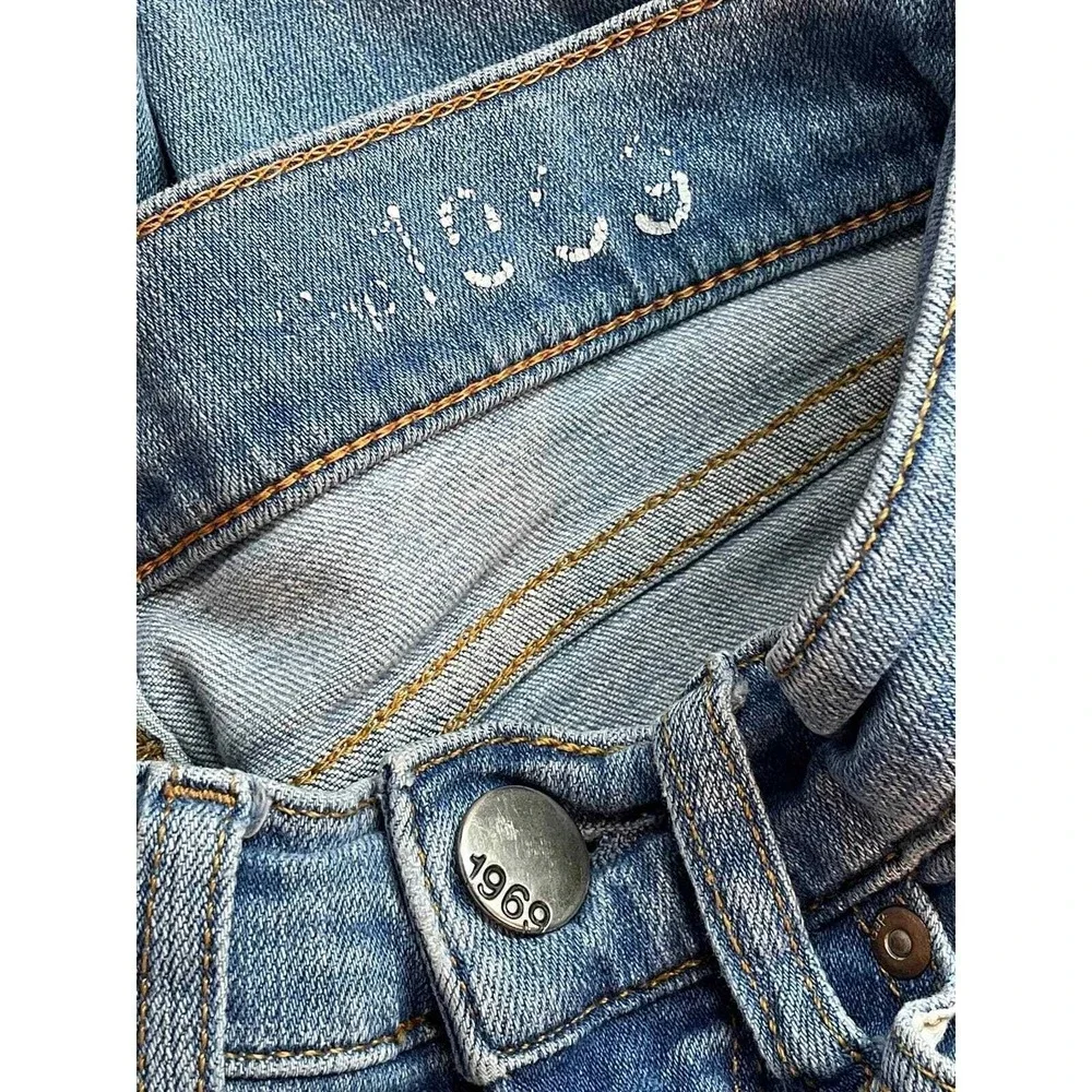 Gap 1969 Legging Jean Womens 24 / 00 Blue Light Wash Skinny Stretch